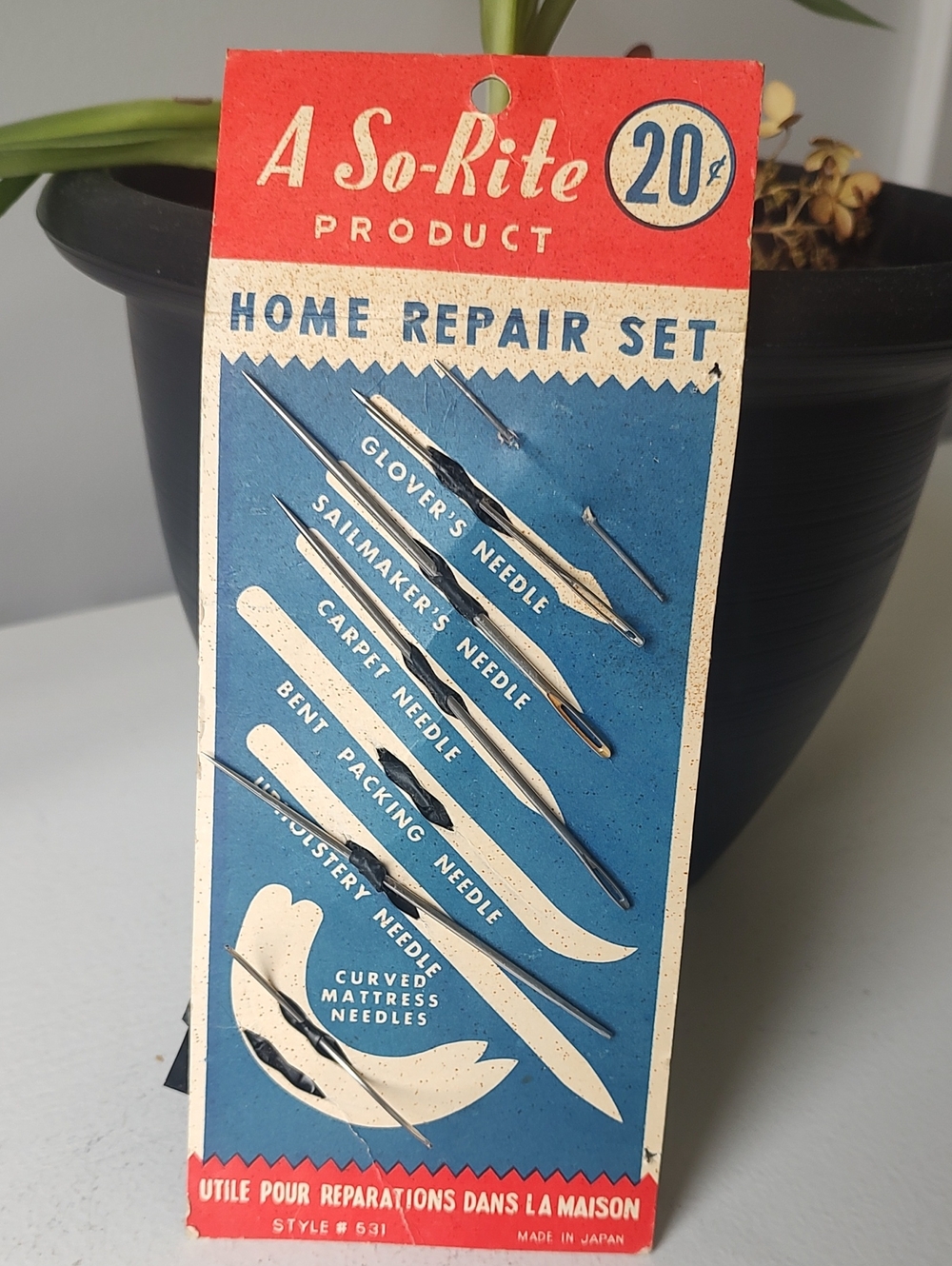 Vintage Made In Japan A So-Rite Product Home Repair Set